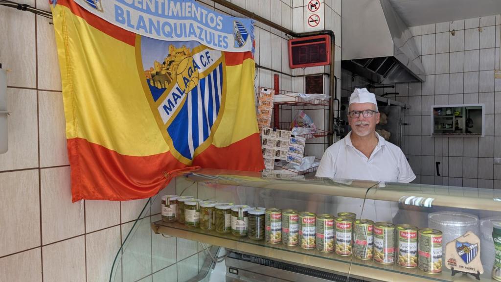 Antonio Moreno, en su asador.