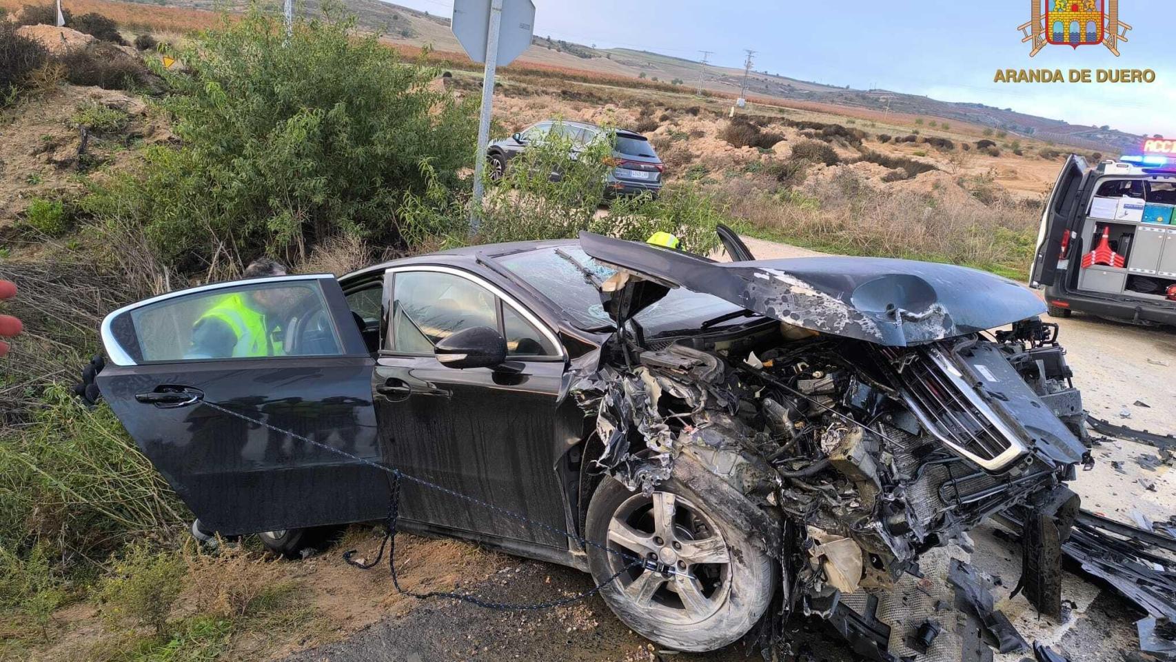 Accidente en Haza, Burgos