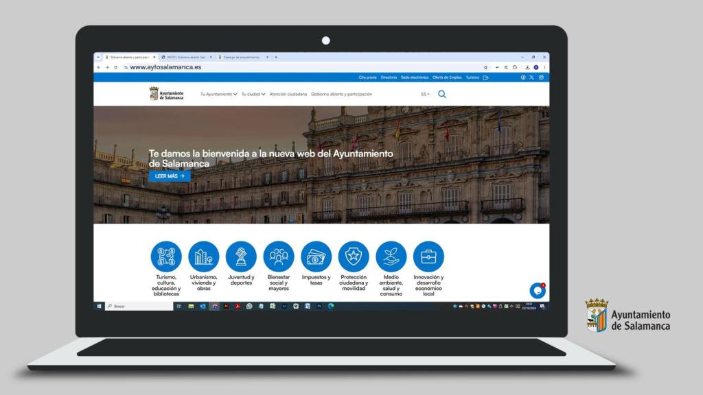 Nueva web del Ayuntamiento de Salamanca