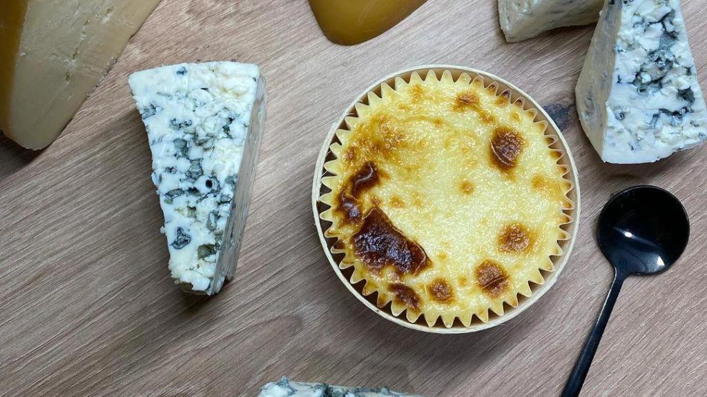 Una de las tartas de queso.