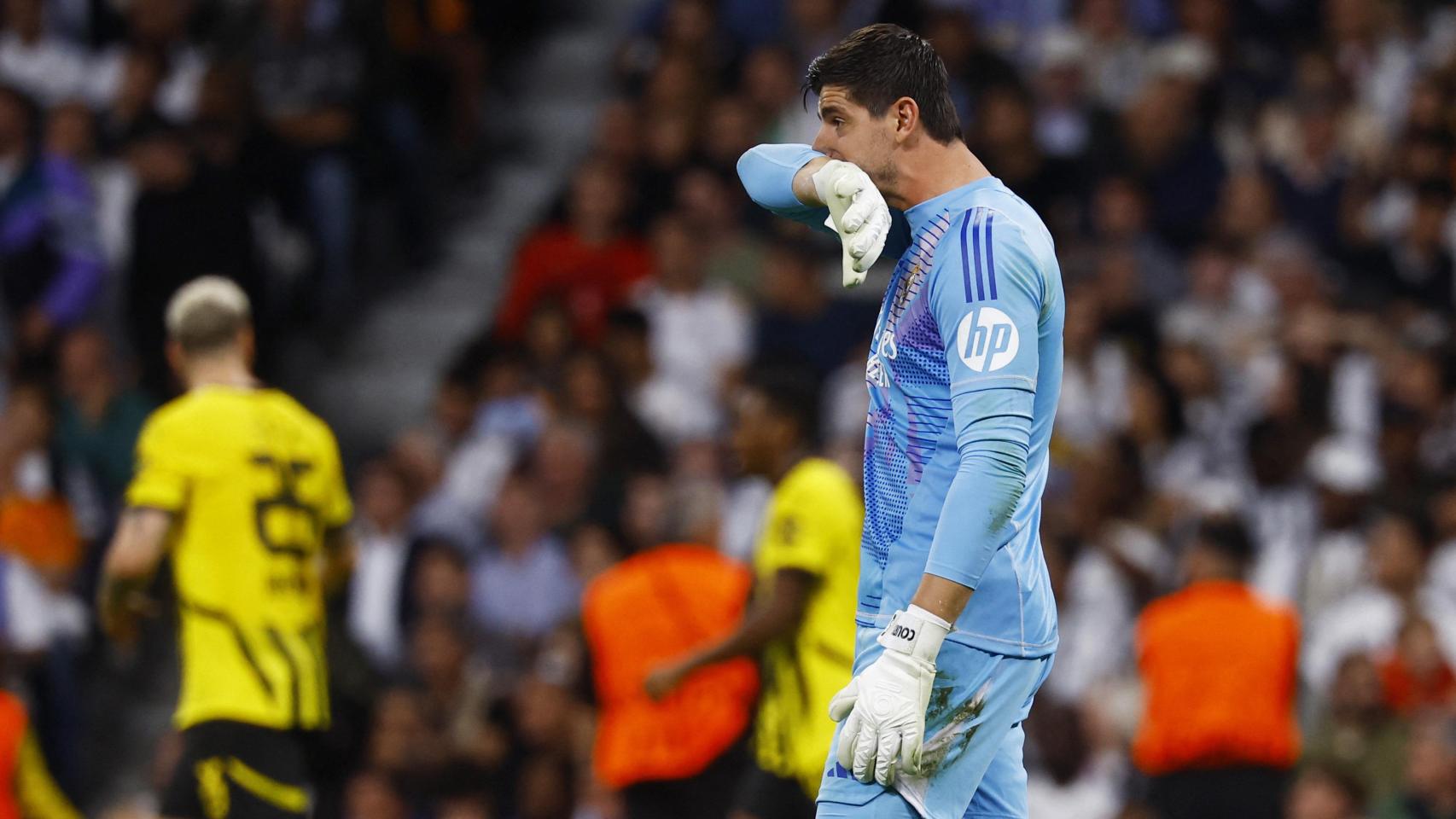 Courtois, contra el Borussia Dortmund