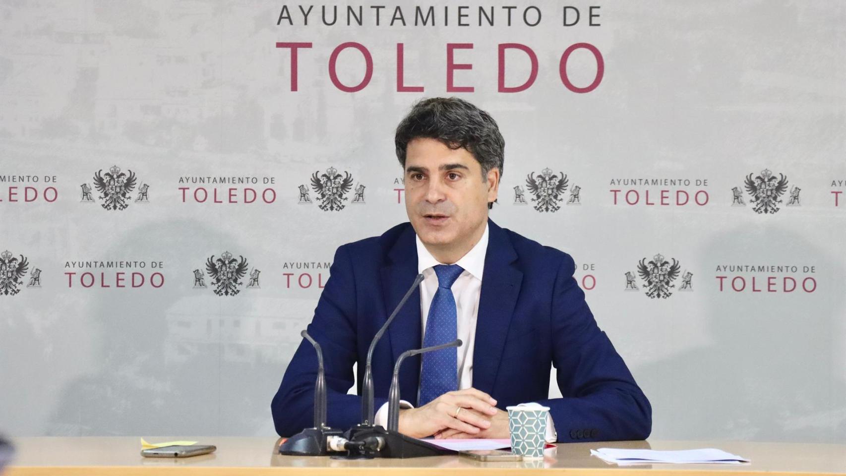 Juan José Alcalde, portavoz del equipo de Gobierno de Toledo. Foto: Ayuntamiento.