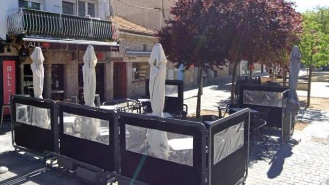 El bar de Torrelodones en el que se produjo la pelea.