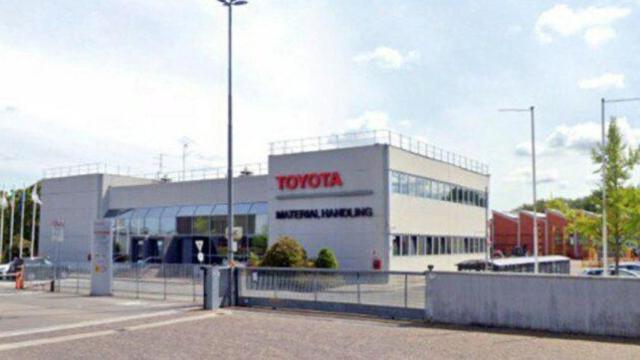 La fábrica de Toyota donde se registró este miércoles una explosión en la ciudad italiana de Bolonia.