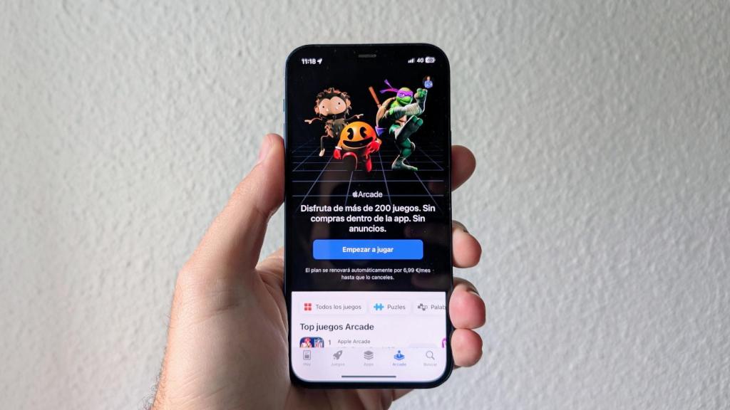 El apartado de Apple Arcade en la App Store.