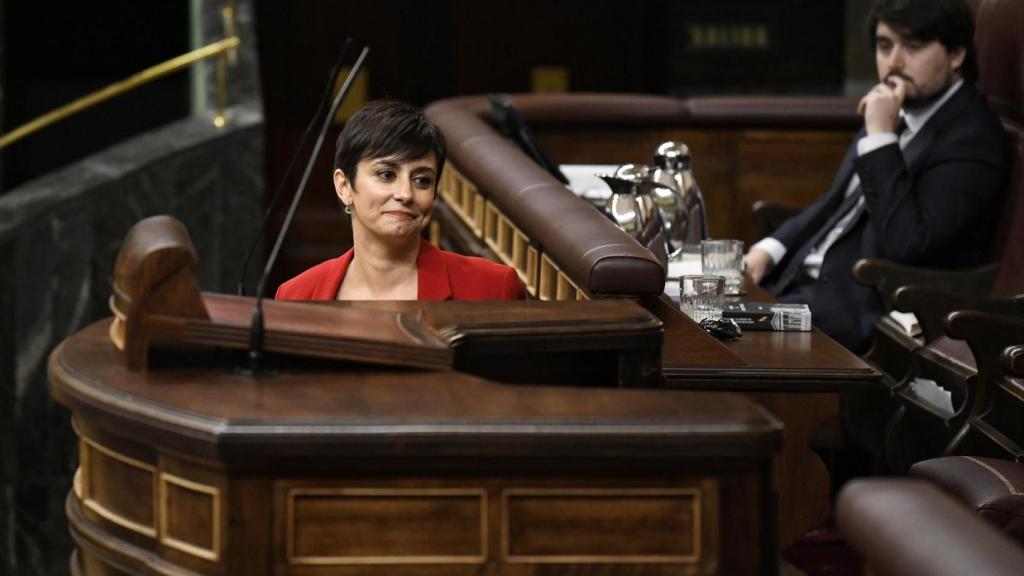 La ministra de Vivienda, Isabel Rodríguez, este miércoles en el Congreso de los Diputados.