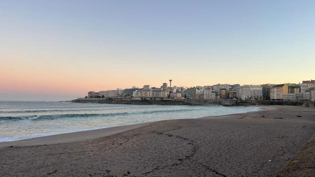 A Coruña esta jornada de miércoles desde el Paseo Marítimo