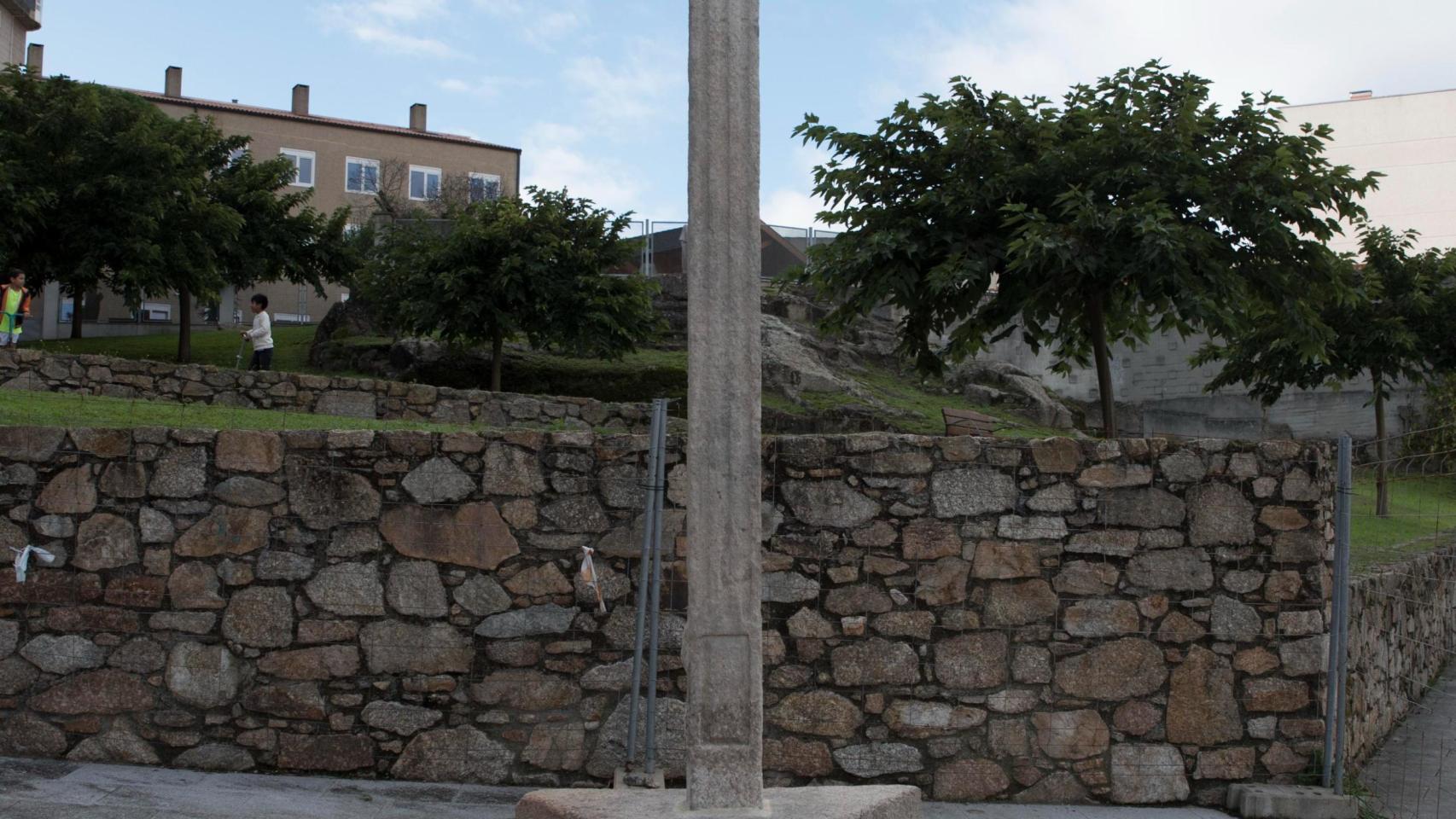 Acaban en A Coruña los trabajos de restauración del cruceiro de Labañou