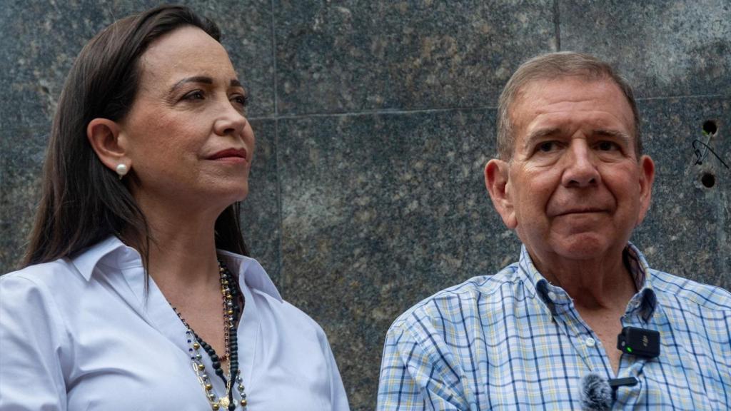 María Corina Machado y Edmundo González juntos el pasado 21 de julio en Caracas.