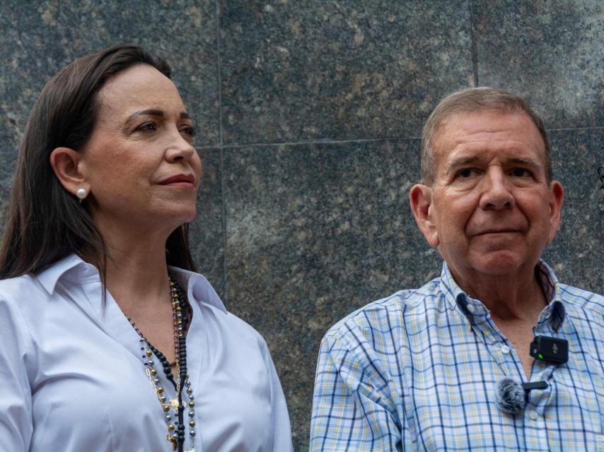 María Corina Machado y Edmundo González juntos el pasado 21 de julio en Caracas.