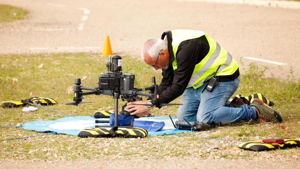 El tercer dron, que ha trasportado medicamentos.