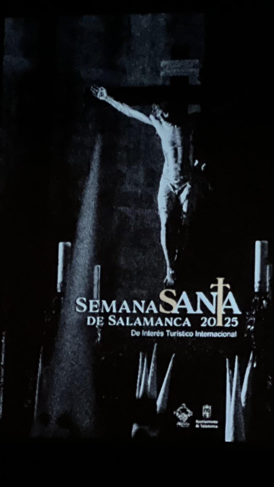 Cartel anunciador de la Semana Santa de Salamanca 2025