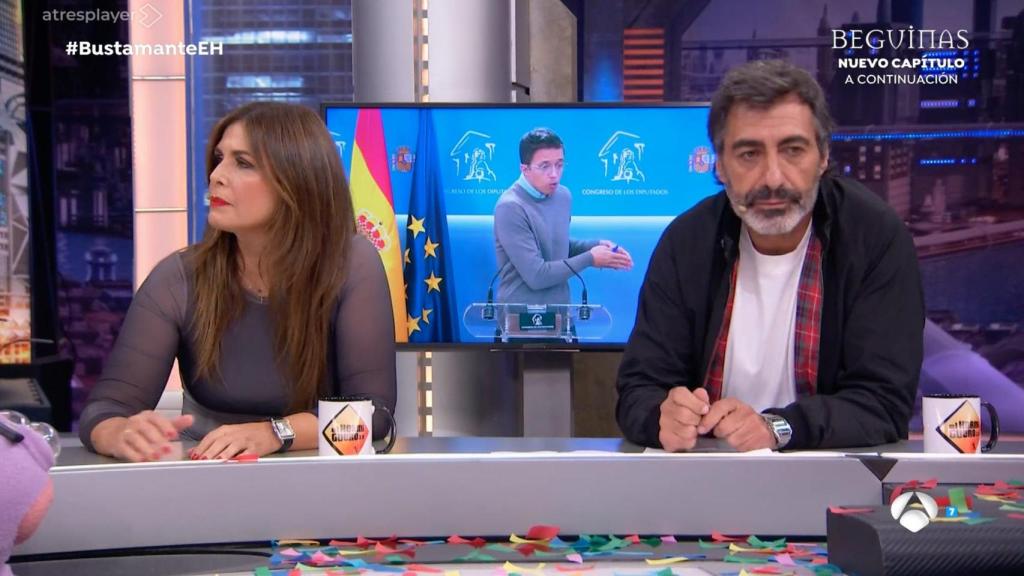 Nuria Roca y Juan del Val en 'El Hormiguero'.