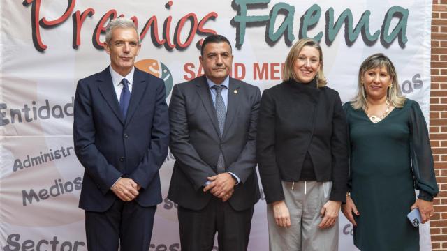 La vicepresidenta y consejera de Familia e Igualdad de Oportunidades, Isabel Blanco, en la quinta edición de los premios de la Asociación de Familias, Amigos y Personas con Discapacidad por Enfermedad Mental de Ávila