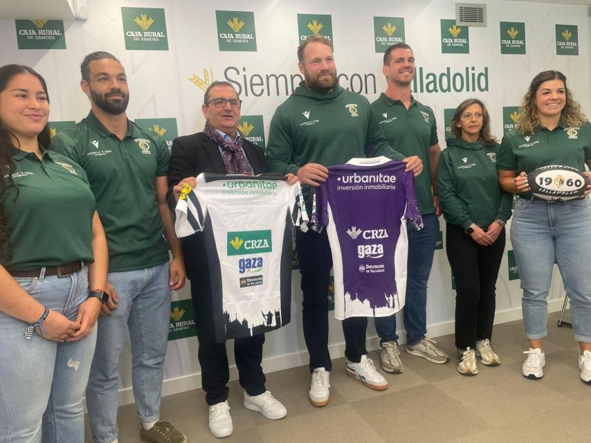 Caja Rural de Zamora en Valladolid y el Club de Rugby el Salvador en la Liga Iberdrola han firmado el convenio de colaboración para la temporada 24-25.