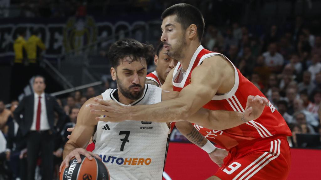 Campazzo, durante el partido contra Estrella Roja.