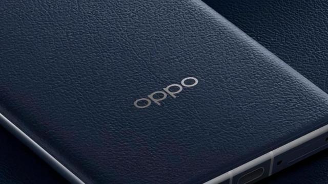 Logotipo de OPPO en un móvil