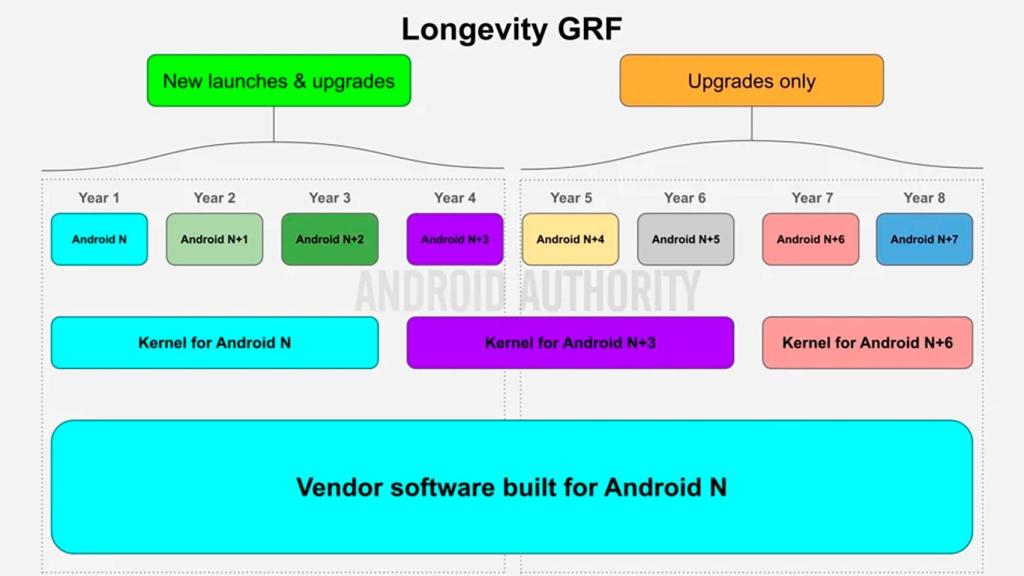 Diagrama del proceso de actualización con Longevity GRF