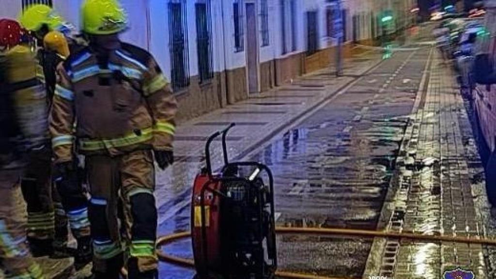 Incendio en la vivienda de Miraflores.