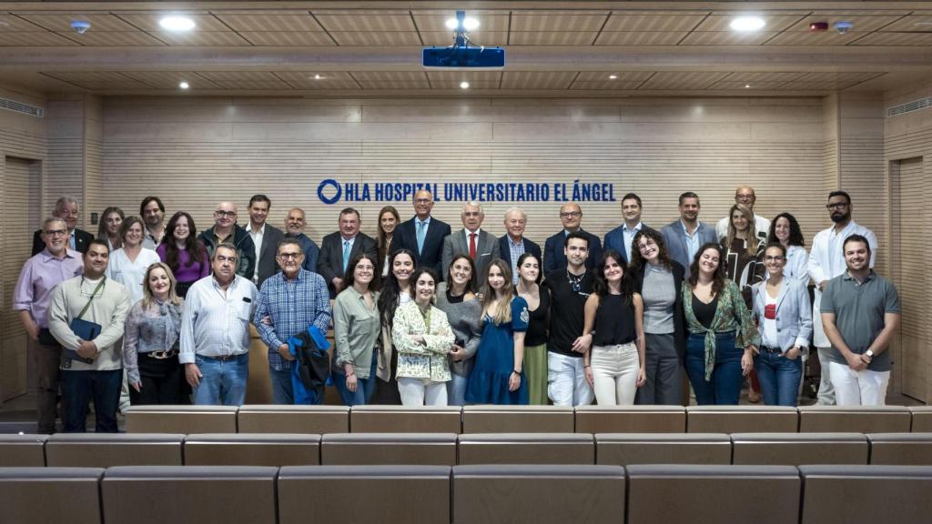 Acto de inauguración del curso en el Hospital Universitario El Ángel de Málaga.