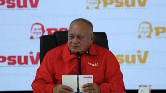 El ministro del Interior de Venezuela, Diosdado Cabello.