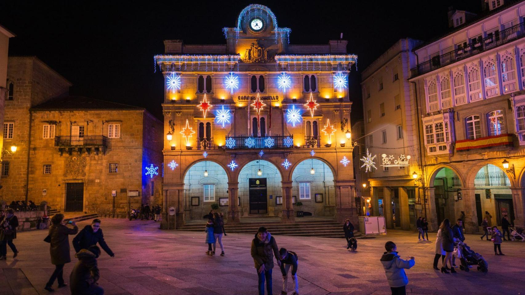 Imagen de archivo de la Navidad en Ourense