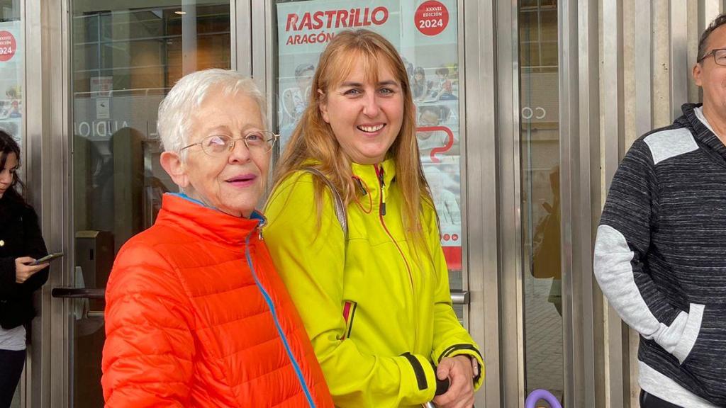 Pilar y Susana acuden todos los años al Rastrillo Aragón de Ozanam.