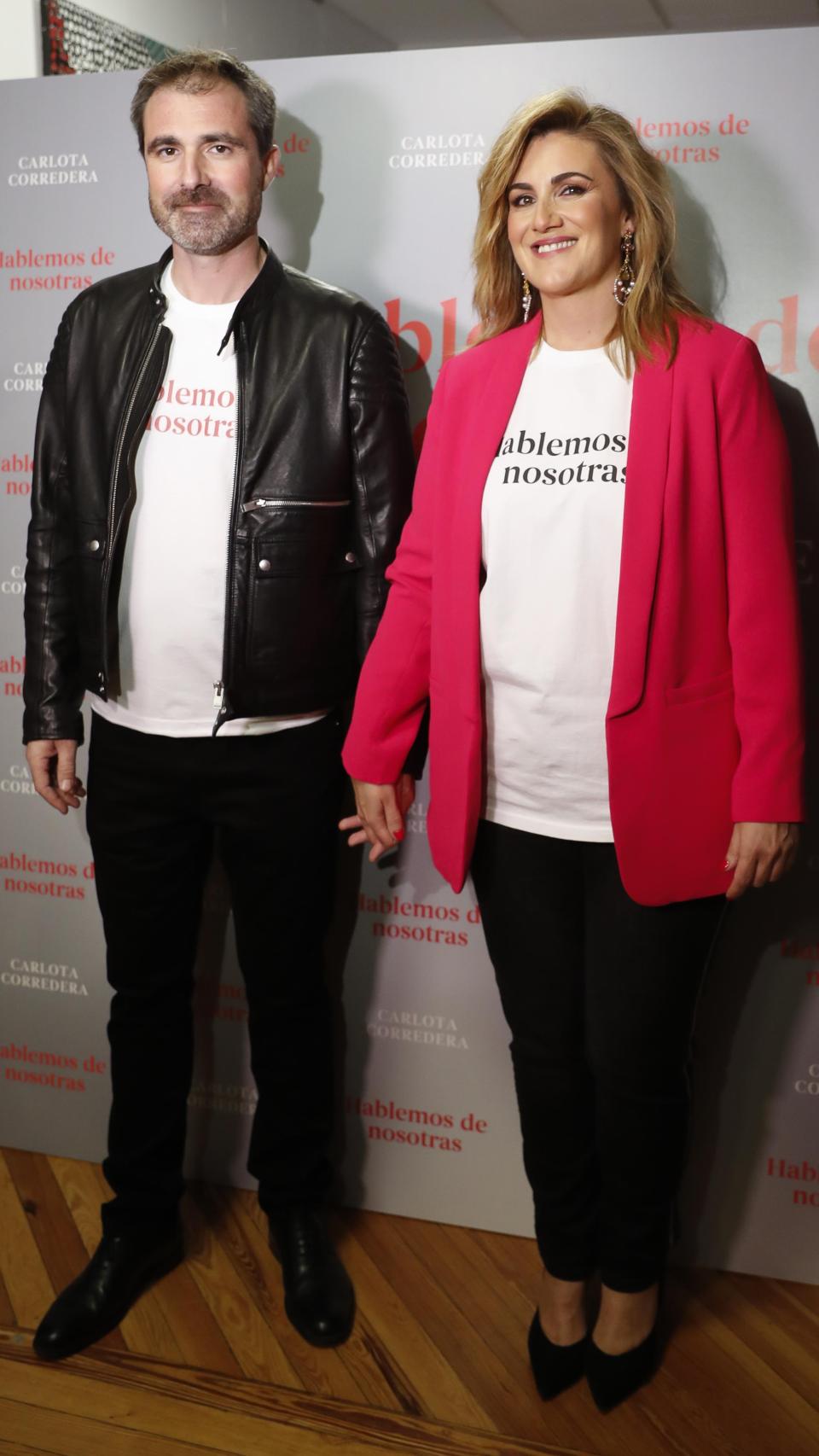 Carlota Corredera y Carlos de la Maza en la presentación de 'Hablemos de nosotras', el último libro de la presentadora.