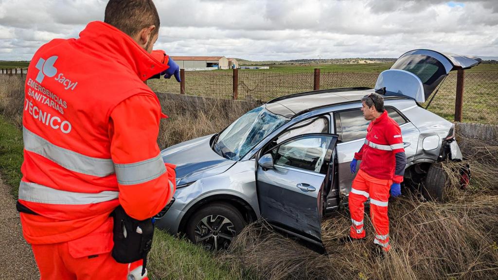 Accidente entre Ciudad Rodrigo y El Bodón