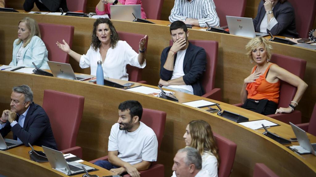 Diputados durante un pleno parlamentario