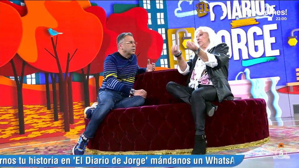 Jorge Javier y Chiruca, en 'El Diario de Jorge'