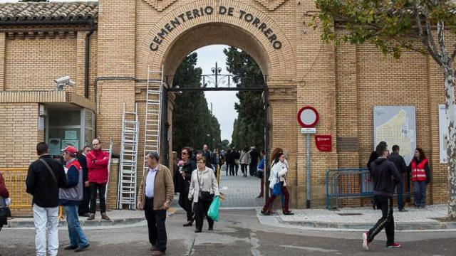 Cementerio de Torrero, en Zaragoza.