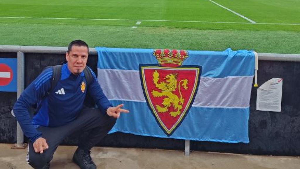 Gastón Castro, unas vacaciones adelantadas para viajar de Argentina a España y ver ganar al Real Zaragoza