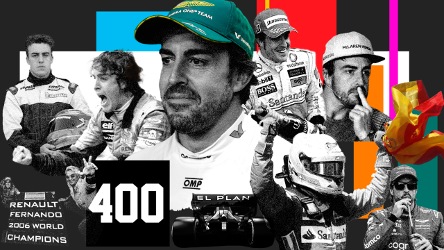 Fernando Alonso cumple 400 Grandes Premios en la Fórmula 1