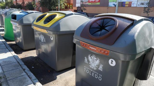 Nuevo contenedor en Toledo. Foto: Ayuntamiento.