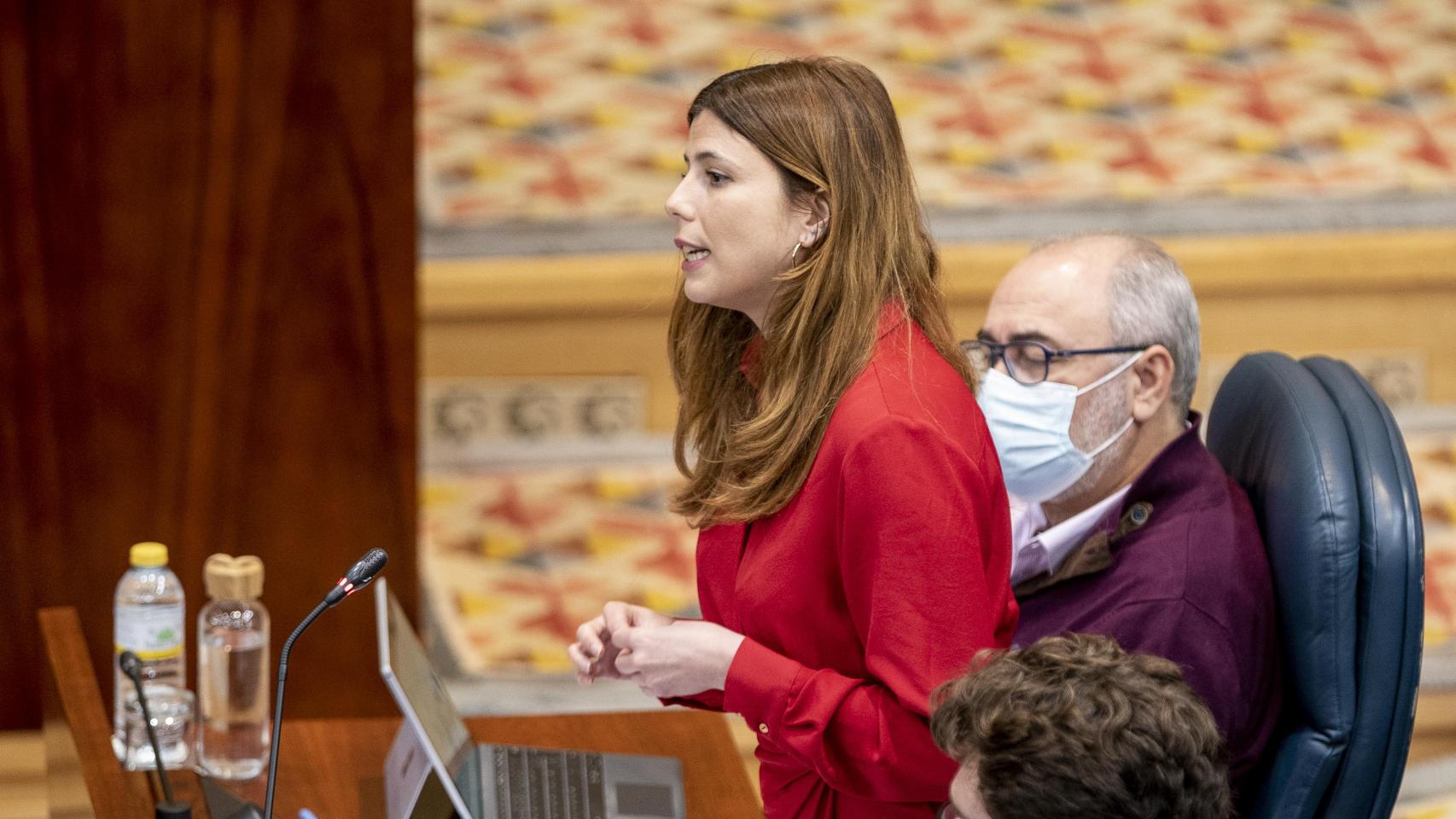 La diputada de Más Madrid, Loreto Arenillas.