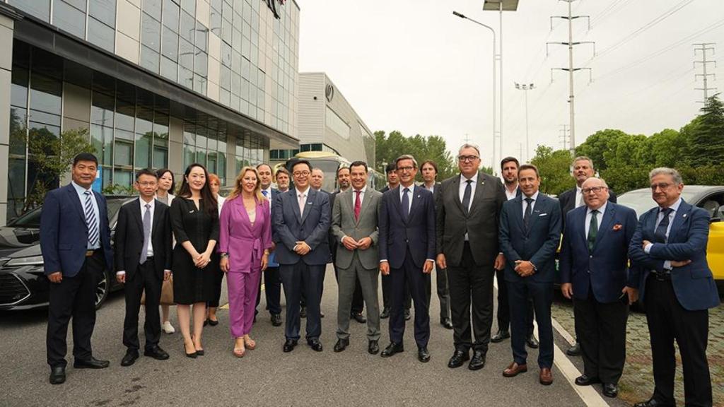 La delegación andaluza, en una de sus reuniones.