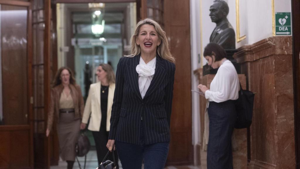 Yolanda Díaz, vicepresidenta segunda y ministra de Trabajo, en el Congreso.