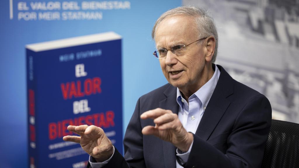 Meir Statman, catedrático de Economía de la Universidad de Santa Clara (California, Estados Unidos), durante la entrevista.