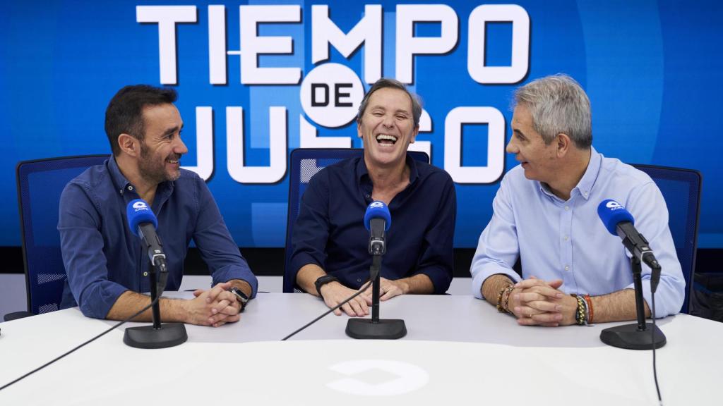 Paco González, Manolo Lama y Juanma Castaño