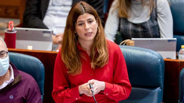 Loreto Arenillas en la Asamblea de Madrid.