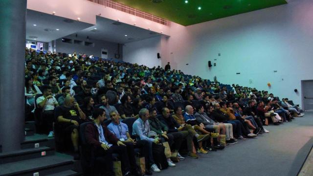 Imagen de archivo del auditorio en una edición anterior del Biznaga Fest.