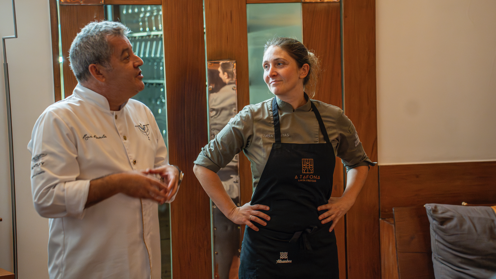 Lucía Freitas y Rui Paula.