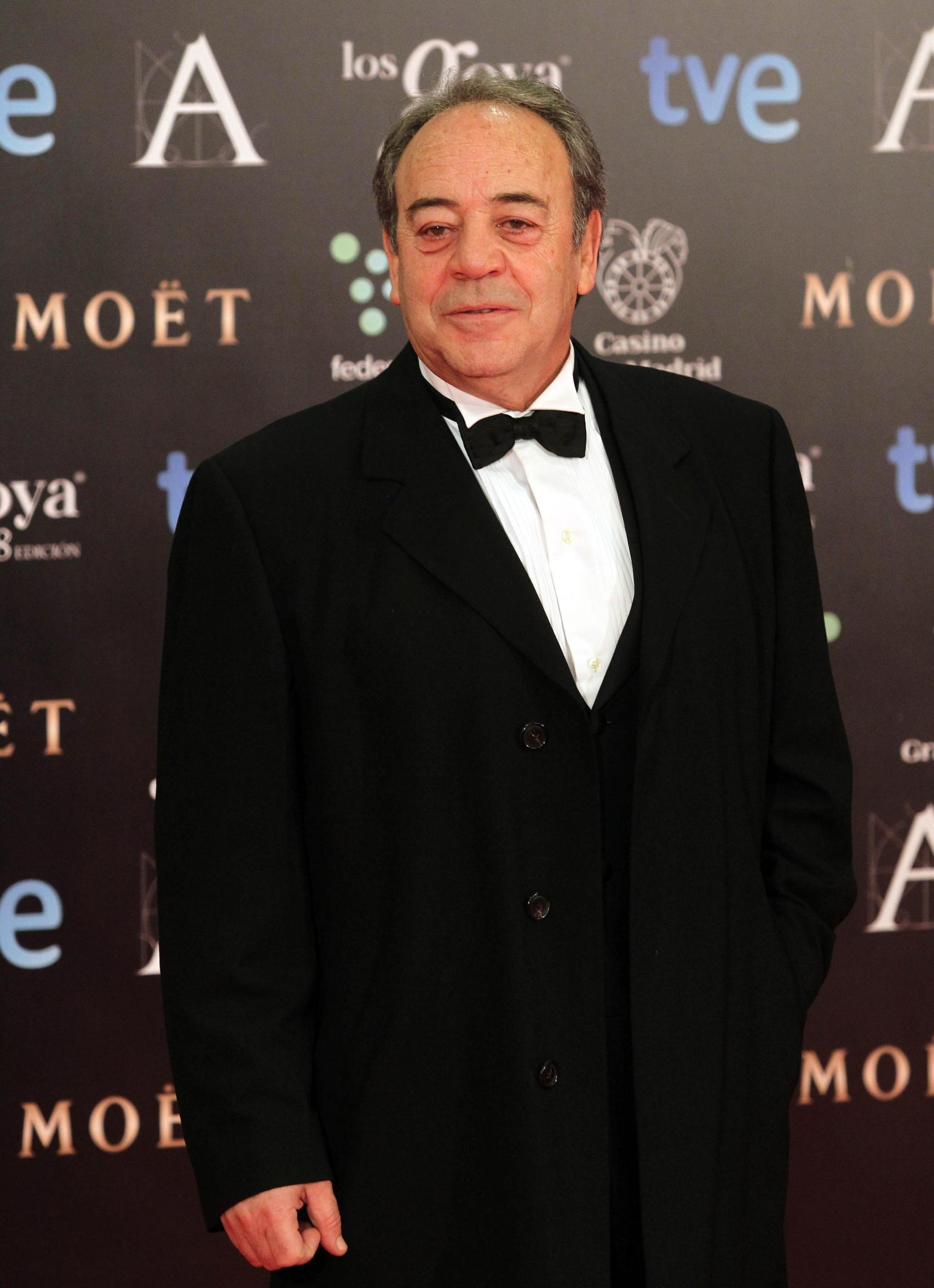 Tito Valverde en el photocall de los Premios Goya 2014