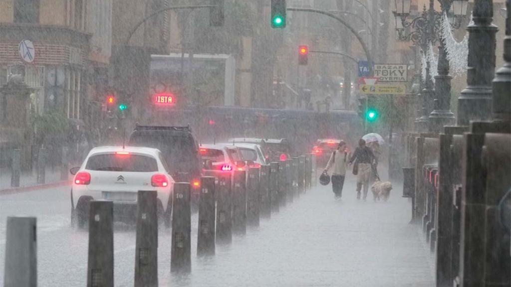 Lluvia, en una imagen de archivo.