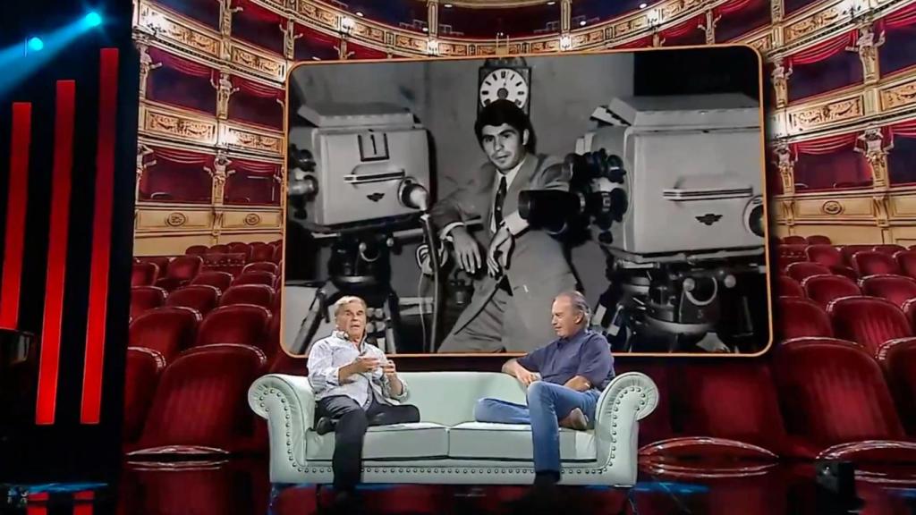 Pedro Ruiz y Bertín Osborne en 'El show de Bertín'.