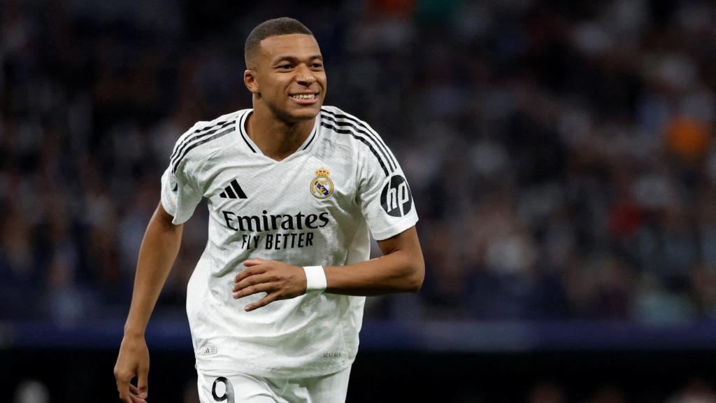 Mbappé, con el Real Madrid