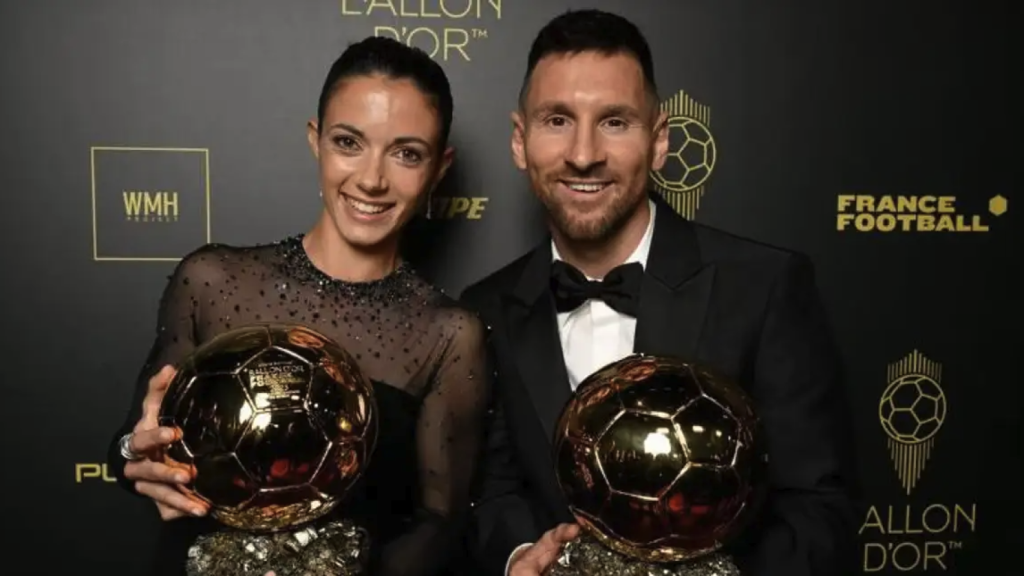 Aitana Bonmatí y Leo Messi, los ganadores del Balón de Oro 2023