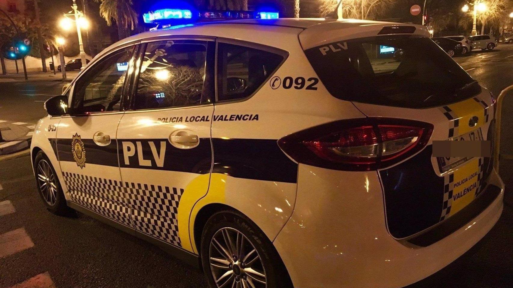 Coche patrulla de la Policía Local de Valencia, imagen de archivo. Policía Local Valencia