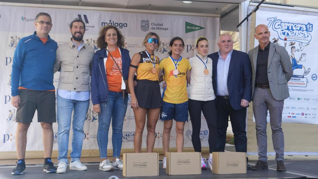 Ganadoras de la carrera en categoría femenina.